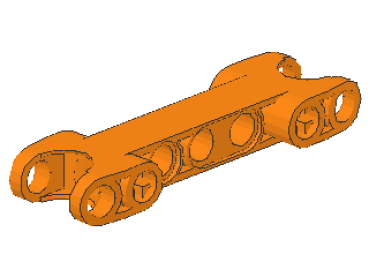 Lego Technic Axle and Pin Connector (50898) orange