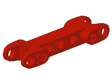 Lego Technic Axle and Pin Connector (50898) red