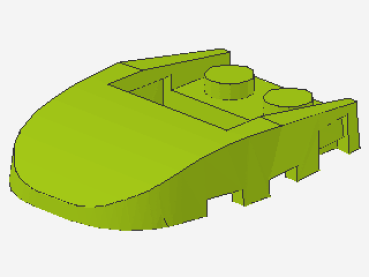 Lego Wedge 4 x 3 (50948) open, lime