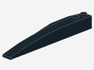 Lego Keil, rechts 10 x 3 (50956) schwarz