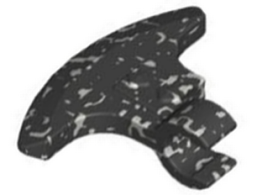 Lego Minifigure Axe Head (53454) speckled black/silver