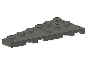 Lego Wedge Plate 6 x 3 (54384) dark bluish gray
