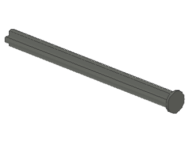 Lego Technic Achse 8L (55013) dunkel bläulich grau