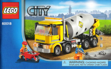 Lego City 60018 Cement Mixer