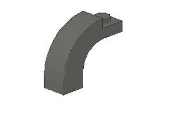 Lego Brick, Arch 1 x 3 x 2 (6005) dark bluish gray