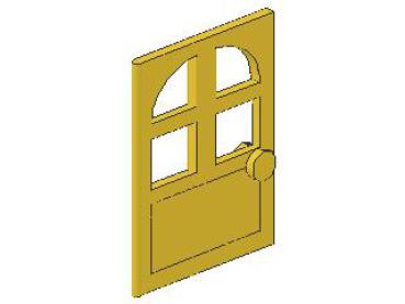 Lego Door 1 x 6 x 6 (600) yellow