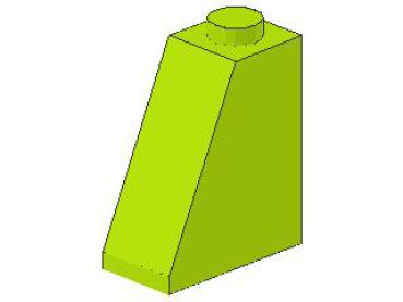 Lego Slope Stone 65° 2 x 1 x 2 (60481) lime