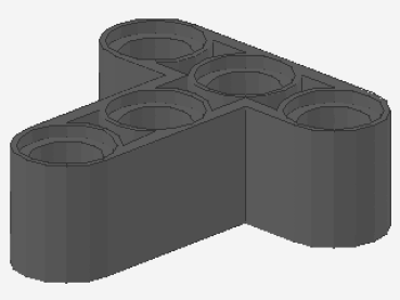 Lego Technic Liftarm 3 x 3 (60484) T-Form, dunkel bläulich grau