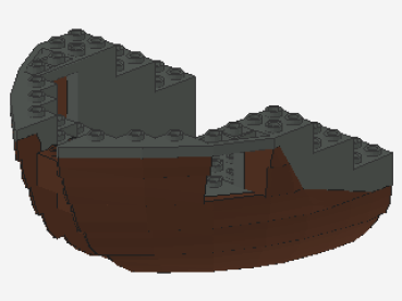 Lego Rumpf, Bug 12 x 12 x 5 1/3 (6050c05)