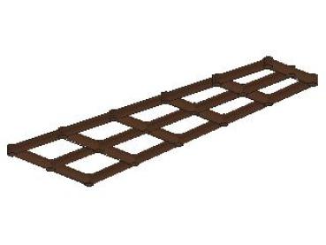 Lego Mast Rigging, short 16 x 5 (6057) brown