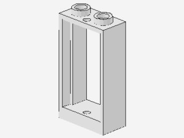 Lego Windows 1 x 2 x 3 (60593) white