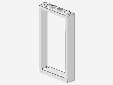 Lego Door Frame 1 x 4 x 6 (60596) white