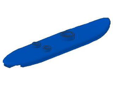 Lego Minifigure Surfboard (6075) blue