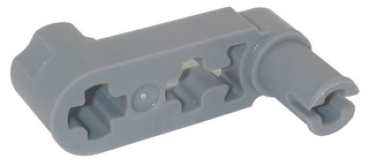 Lego Technic Liftarm 1 x 3 (61408) Crank, light bluish gray