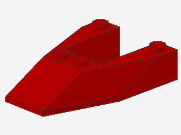 Lego Wedge 6 x 4 (6153a) red