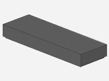 Lego Fliese 1 x 3 (63864) dunkel bläulich grau