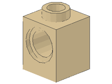 Lego Technic Brick 1 x 1 (6541) tan