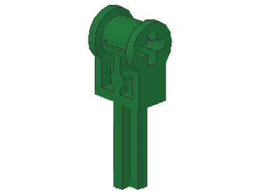 Lego Technic Achse 2L (6553) grün