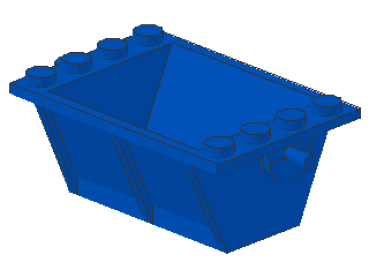 Lego Tipper Body 4 x 6 (818) blue