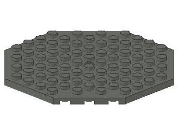 Lego Platte, modifiziert 10 x 10 (89523) dunkel bläulich grau