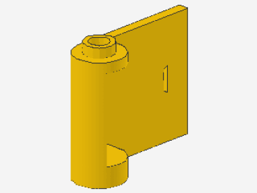 Lego Tür 1 x 3 x 2 (92263) gelb