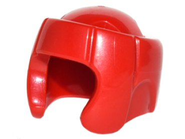 Lego Minifigur Helm Boxen (96204) rot