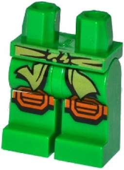 Lego Minifigur Beine montiert (970c00pb0400)