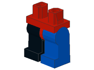 Lego Minifigur Beine, montiert (970d02)