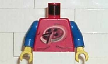 Lego Minifigure Torso mounted (973pb0057c01)