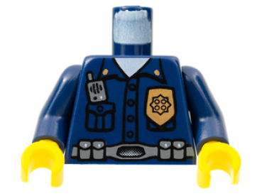 Lego Minifigure Torso mounted (973pb0354c01)