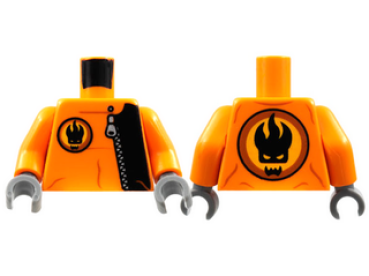 Lego Minifigure Torso mounted (973pb0486c01)