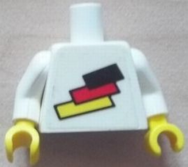 Lego Minifigure Torso assembled (973pb0774c01) Number 2