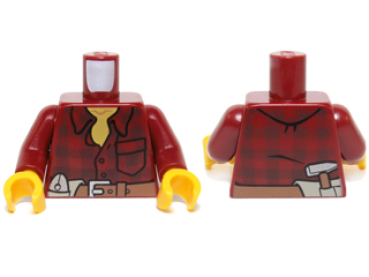 Lego Minifigure Torso mounted (973pb1256c01)