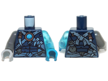 Lego Minifigure Torso mounted (973pb1721c01)