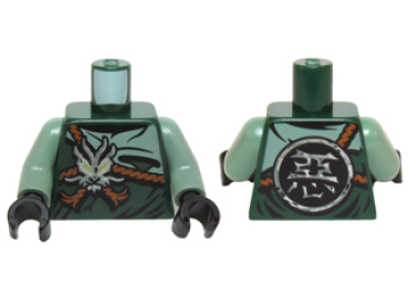 Lego Minifigure Torso mounted (973pb2125c01)