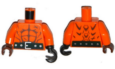 Lego Minifigur Torso montiert (973pb2368c01)