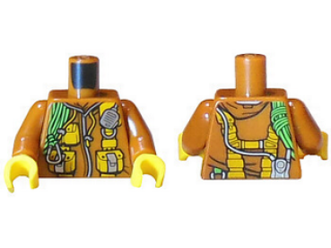 Lego Minifigure Torso mounted (973pb2756c01)