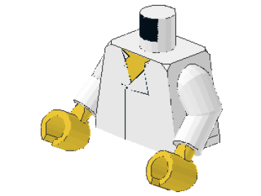 Lego Minifigur Torso montiert (973ps4c01)