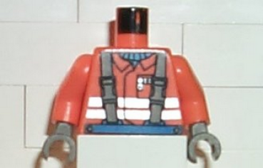 Lego Minifigure Torso mounte (973px177c01)