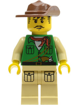 Lego Minifigur adv024 Johnny Thunder