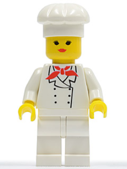 Lego Minifigur Chef006 Chef, weiblich