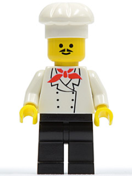 Lego Minifigur chef007a Chefkoch