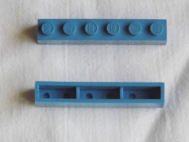 Lego Brick 1 x 6 x 1 (crssprt02) blue