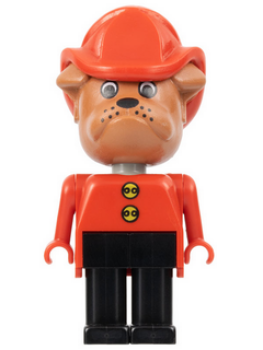 Lego Fabuland fab2f Barty Bulldog (Fire Chief)