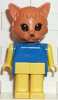 Lego Fabuland fab3e Charlie Cat