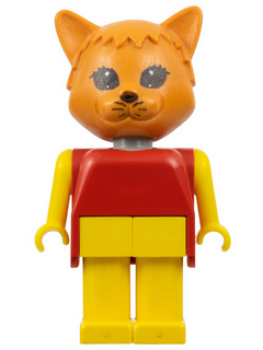 Lego Fabuland fab3f Charlie Cat