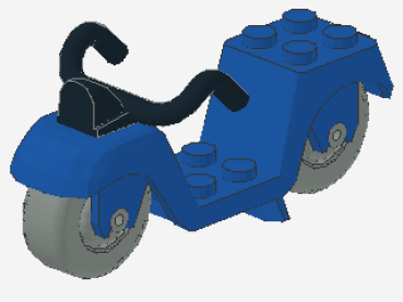 Lego Fabuland Scooter (fabac3) blue