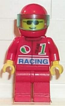 Lego Minifigur oct030 Rennfahrer