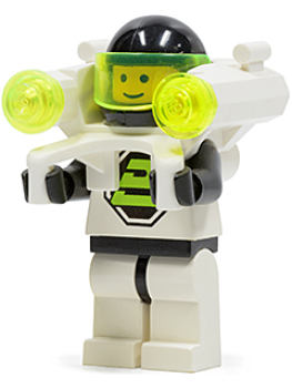 Lego Minifigur sp051 Blacktron II, Jetpack mit Lichter