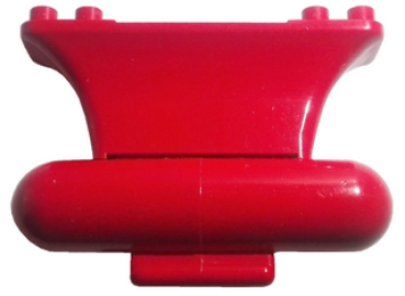 Lego Boat, Keel Weight 8 x 2 x 4 (x149) red